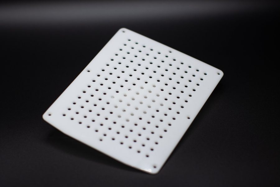 Milled component in aluminium