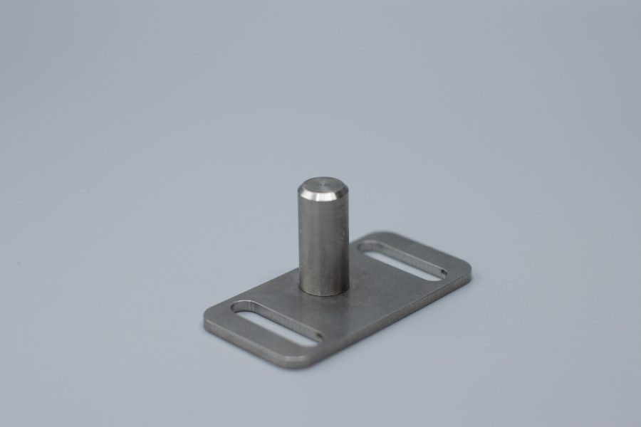 Machined parts on the inspection bench